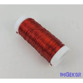 Rollnis drót 0,3mm 50g - Piros