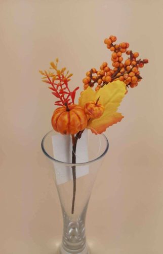 Tökös bogyós őszi pick 16 cm - Narancs