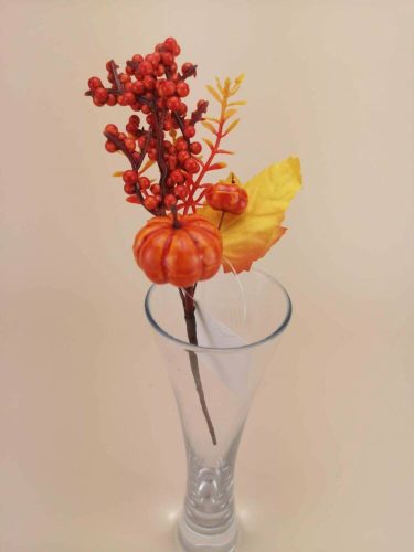 Tökös bogyós őszi pick 16 cm - Sötét Narancs