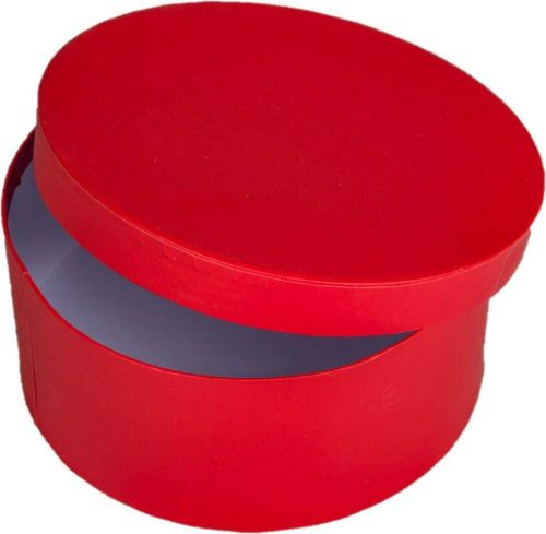 Papír doboz kerek Piros box M9cm D20cm
