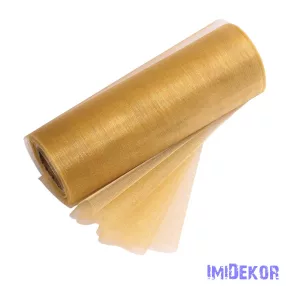 Organza tekercs 12cm x 10m - Arany