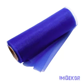 Organza tekercs 12cm x 10m - Királykék