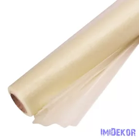 Organza tekercs 24cm x 10m - Ekrü