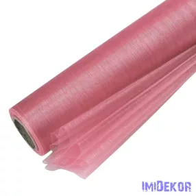 Organza tekercs 24cm x 10m - Mályva