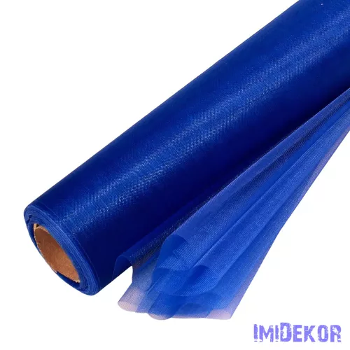 Organza tekercs 24cm x 10m - Királykék