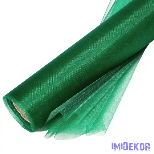 Organza tekercs 24cm x 10m - Sötétzöld