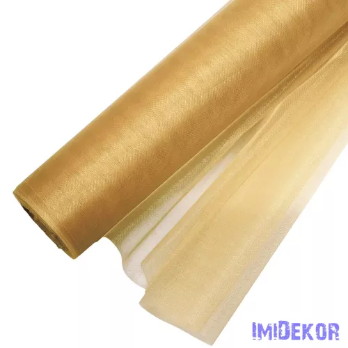 Organza tekercs 48cm x 10m - Arany