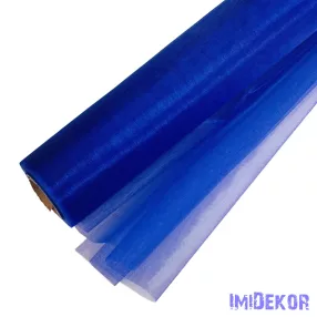 Organza tekercs 48cm x 10m - Királykék