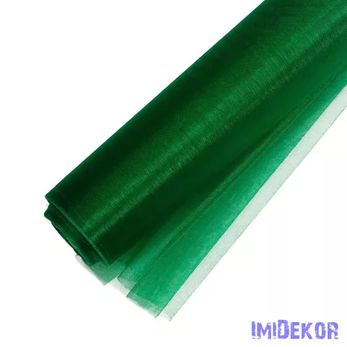 Organza tekercs 48cm x 10m - Sötétzöld