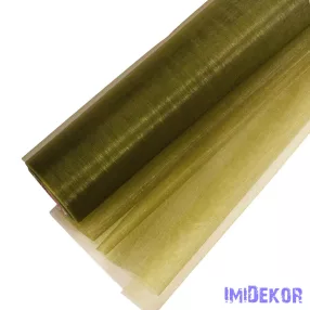 Organza tekercs 48cm x 10m - Olivazöld