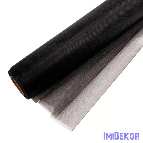 Organza tekercs 48cm x 10m - Fekete