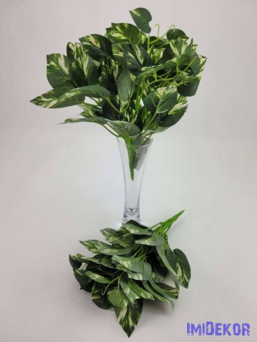 Photos leveles álló zöld selyem mű bokor cserepezhető 30 cm