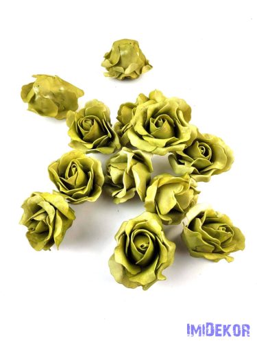 Polifoam rózsa virágfej 6 cm - Oliva
