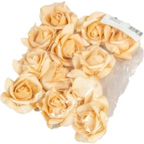 Polifoam rózsa fej virágfej habvirág 6 cm tea habrózsa