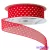 Pöttyös organza szalag 20mm x 20m - Piros