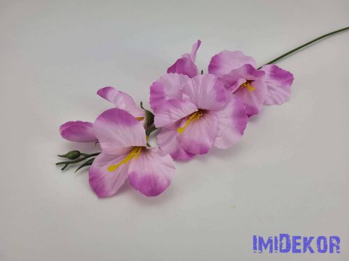 Szálas selyem kardvirág 53 cm - Halvány lila