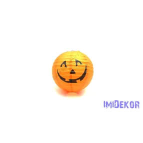 Halloween tökös lampion 20 cm