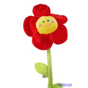 Plüss virág 70cm - Piros