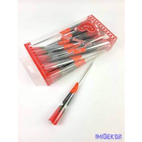 Selyem rózsaszál díszcsomagolásban 23,5 cm