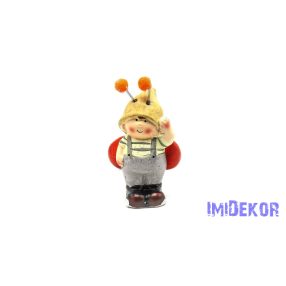 Álló katicafiú figura 7,8x5,2x13 cm