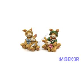 Nyuszi felnőtt és gyermek páros ruhában 25