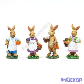 Nyuszi álló figura  7,5cm