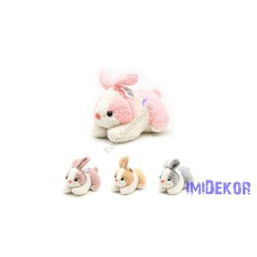 Nyuszi plüss figura 18 cm - Barna