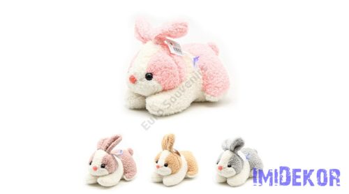 Nyuszi plüss figura 18 cm - Barna