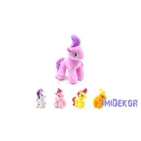 Unikornis plüss figura 19 cm - Sárga