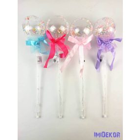 LED-es világító pálca 37 cm - Gömb