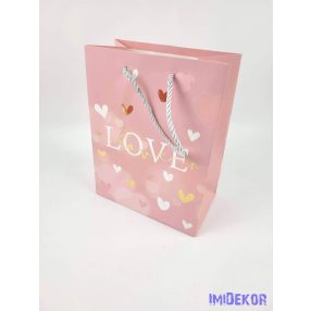 Ajándéktáska 18x23x10 cm - Love B