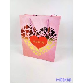 Ajándéktáska 26x32x10 cm - Valentini 3 D