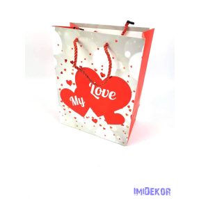 Ajándéktáska 18x23x10 cm - Valentini 4 C