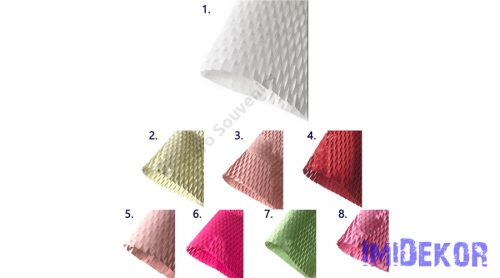 Méhsejtes csomagoló ív 50x40cm 20db/csomag - Bordó