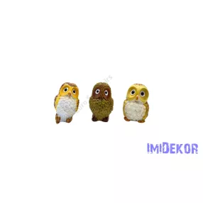 Bagoly figura 5x3cm x3