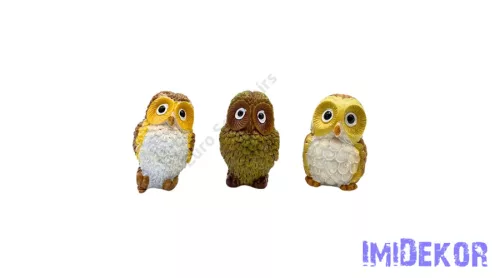 Bagoly figura 5x3cm x3