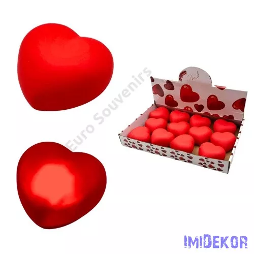 LED-es szív 7x7cm - Dundi fekvő