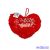 Plüss szív 20 cm