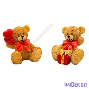 Maci ülő figura 4 cm