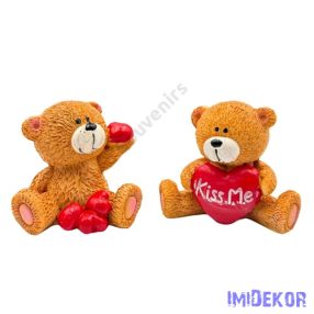 Maci ülő figura 7 cm