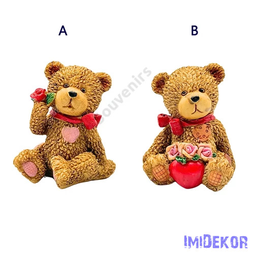 Maci ülő figura 11,5 cm - A