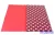 Fólia ív 57x57cm 20db/cs - Szivecskés - Bordó