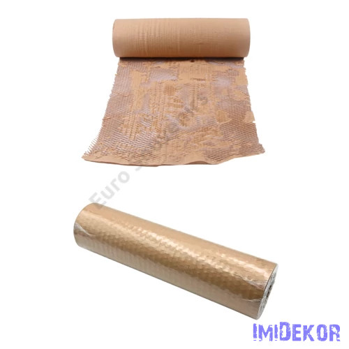 Méhsejtes csomagolópapír tekercs 30cm x 30m - Natúr