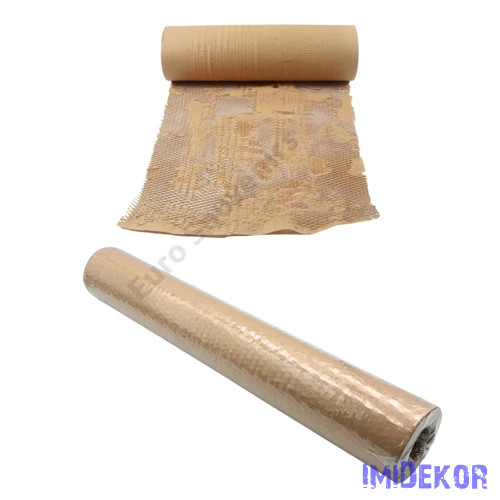 Méhsejtes csomagolópapír tekercs 50cm x 30m - Natúr