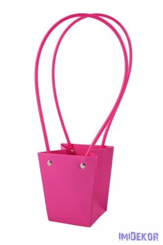 Virágtáska mini trapéz - Pink
