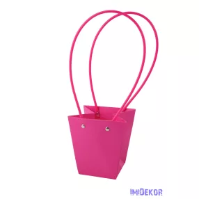 Virágtáska kicsi trapéz - Pink