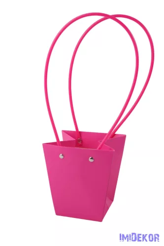 Virágtáska kicsi trapéz - Pink