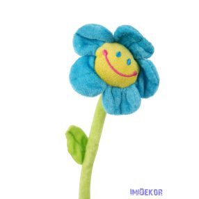 Plüss virág 30cm - Kék