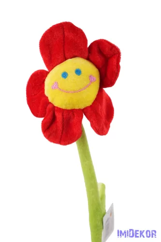 Plüss virág 45cm - Piros