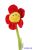 Plüss virág 45cm - Piros